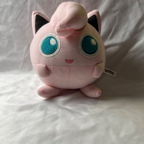 Pokémon Jigglypuff Plush Toy 8 Inches Pink Stuffed Animal Collectible Soft - Picture 2 of 7